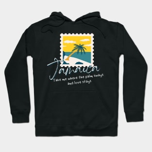 Take Me Where The Palm Sways Jamaica Hoodie